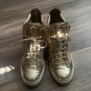 Gold Giuseppe sneakers